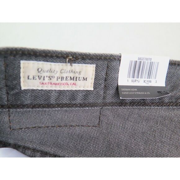 Levi's Premium 501 Women's Sz 31 Gray Distressed High Rise Cut Off Shorts $70+ - Picture 6 of 8